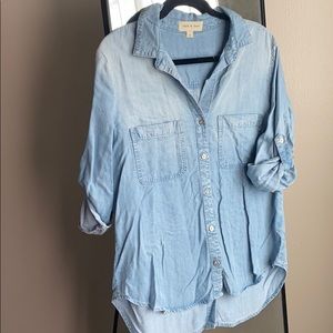 Cloth & Stone Denim Button Down